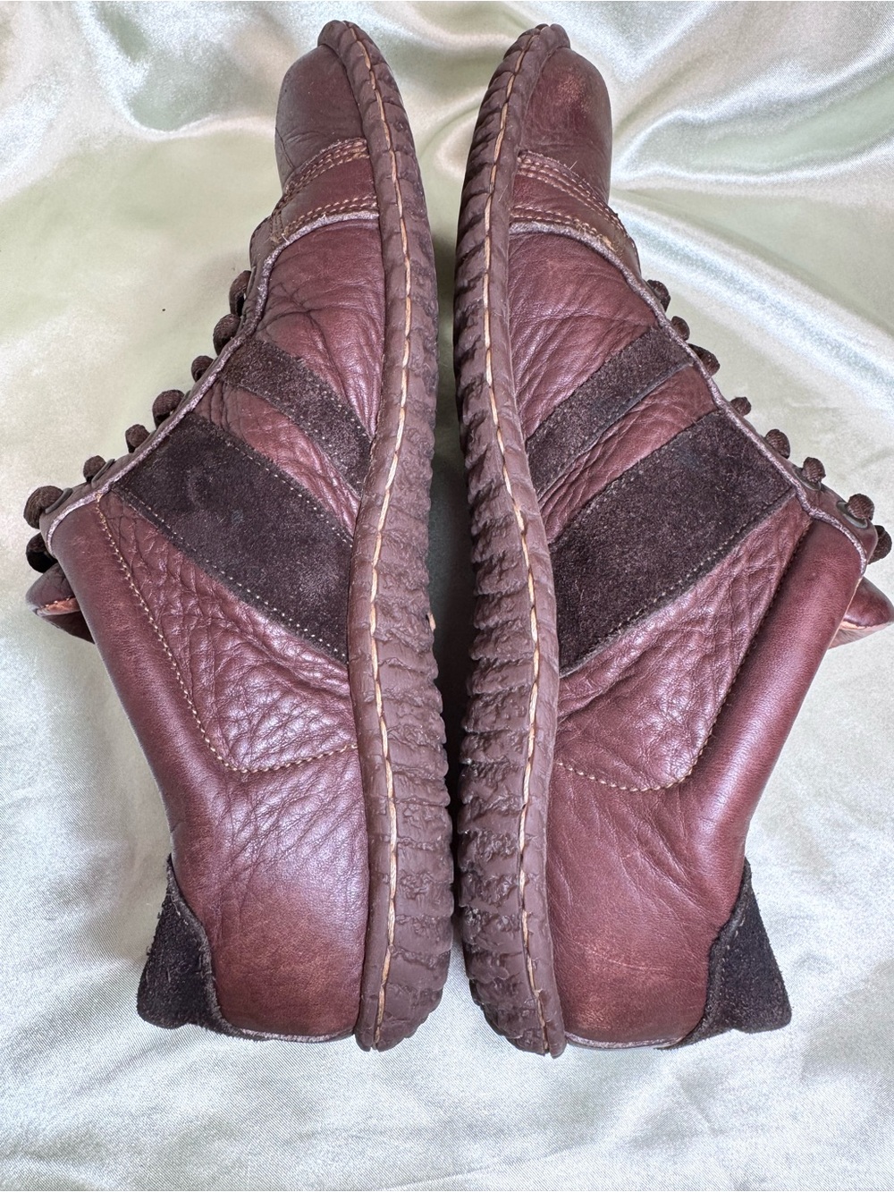 Born Leather Sneakers, Soft and Casual Dark Brown Women’s size 7 (38) - Picture 5 of 9